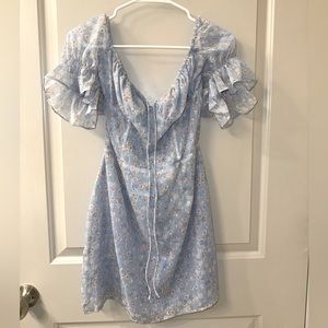 Sabo Skirt - Ariana Dress Blue Floral - New with Tags